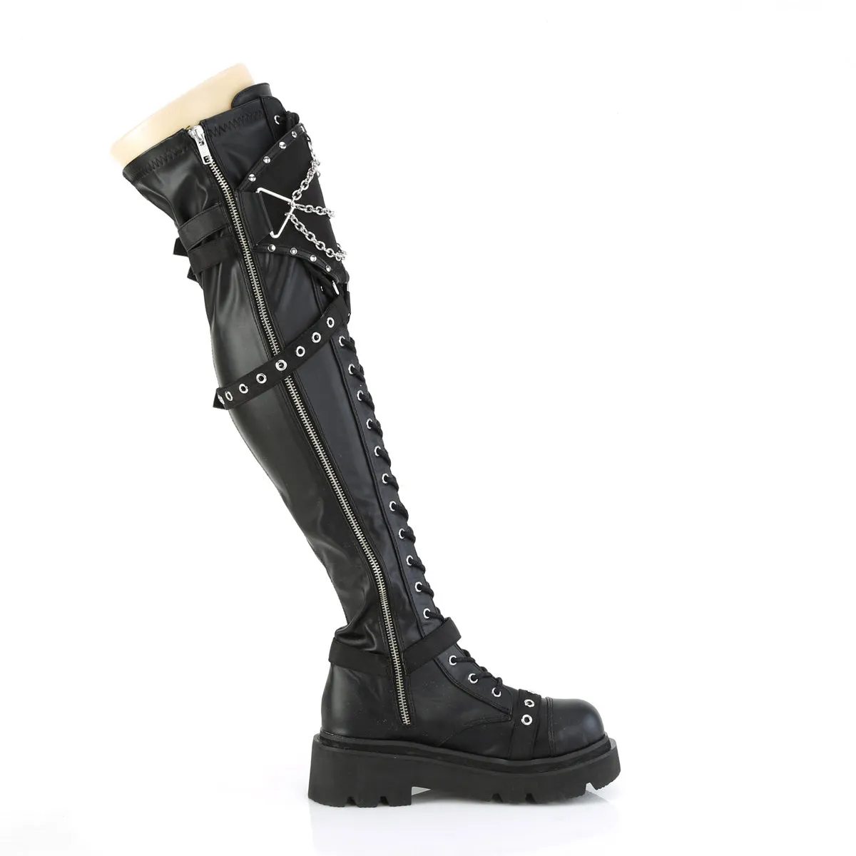 2 Inch Platform RENEGADE-320 Black Pu