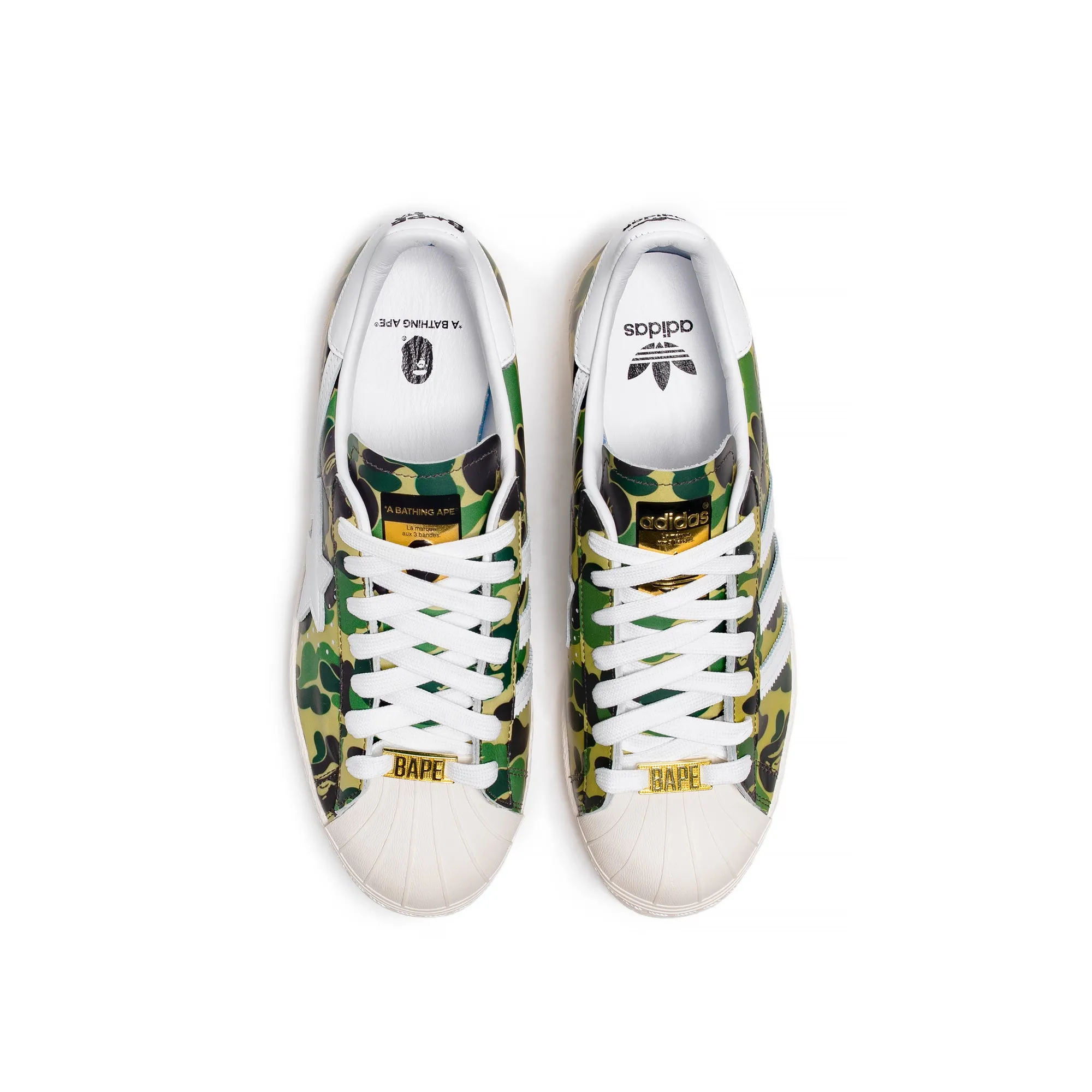 Adidas Mens Superstar80's Bape Shoes