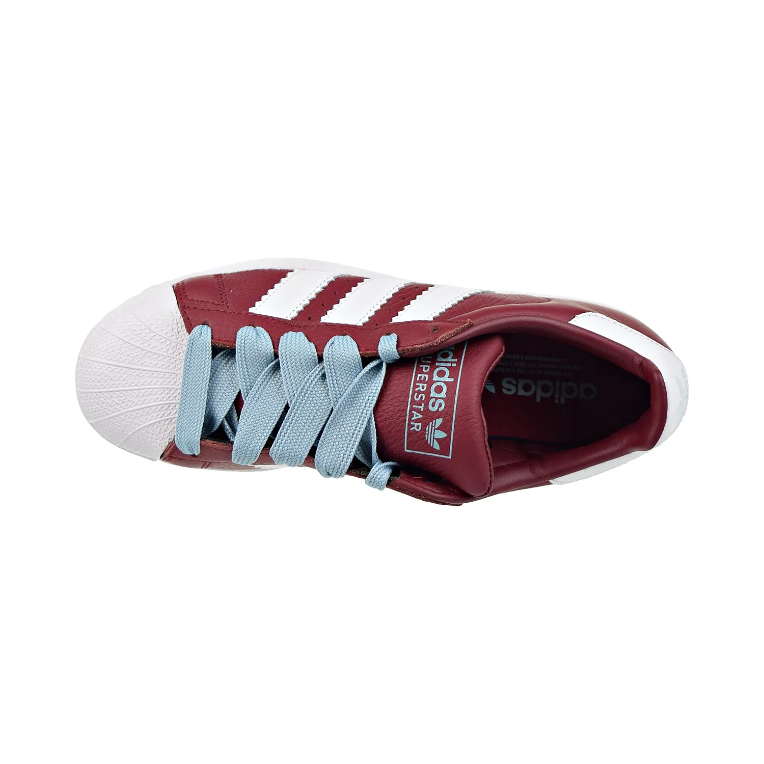 Adidas Superstar Mens Shoes Collegiate Burgundy/Cloud White/Ash Grey