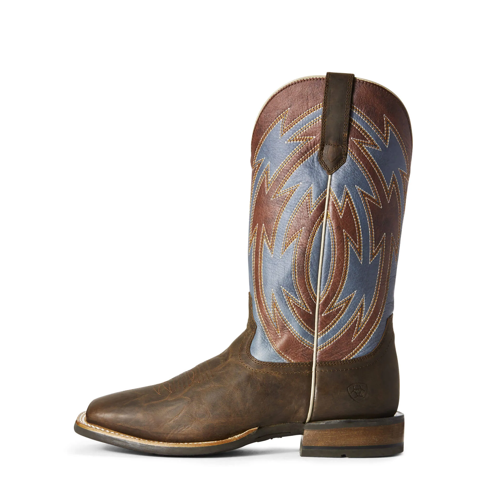 Ariat Men's Crossdraw Ox Blood and Blue Fireball