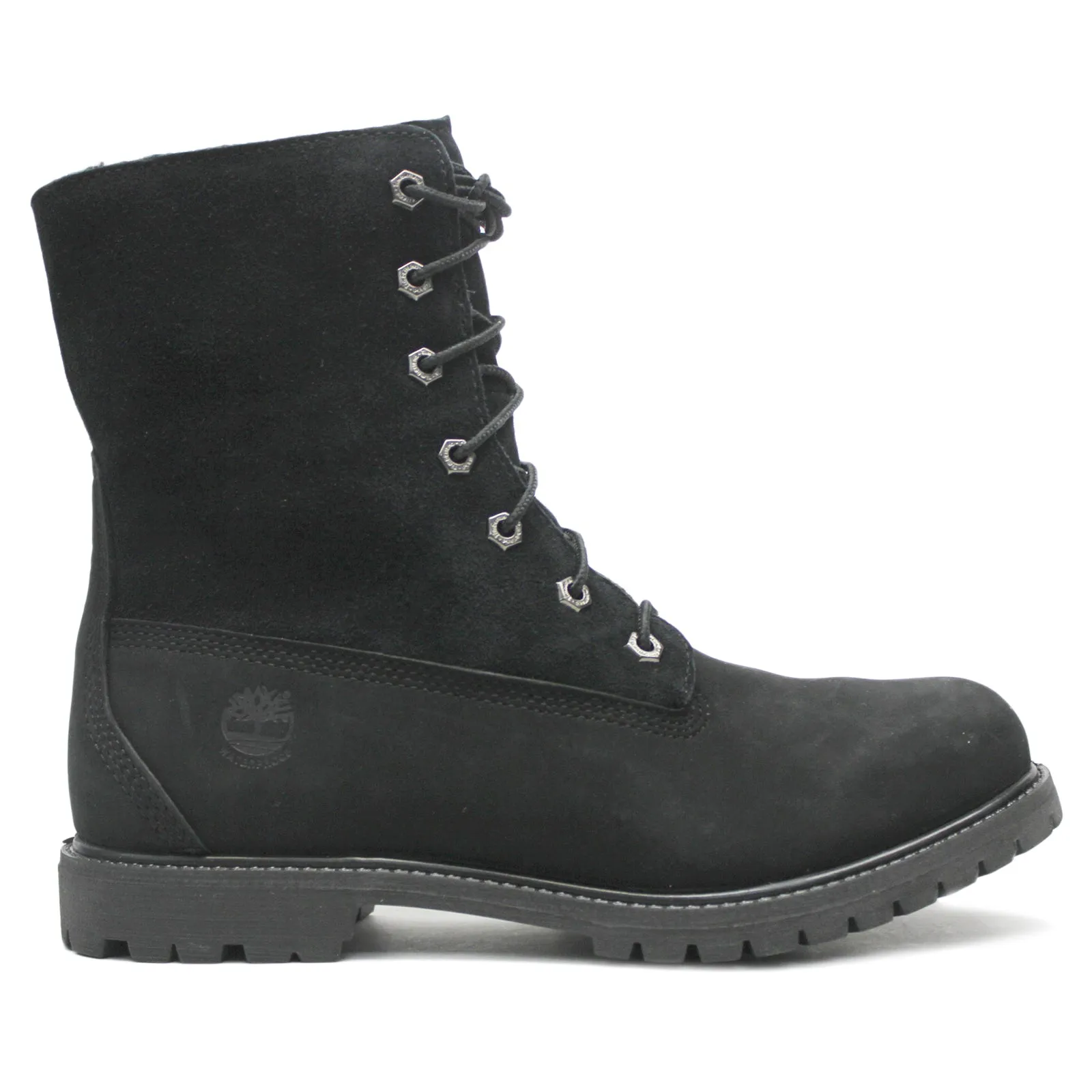 Authentics 6 Inch Teddy Fleece Womens Combat Boots