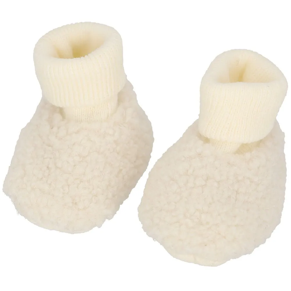 Baby Boots Knitted Creme