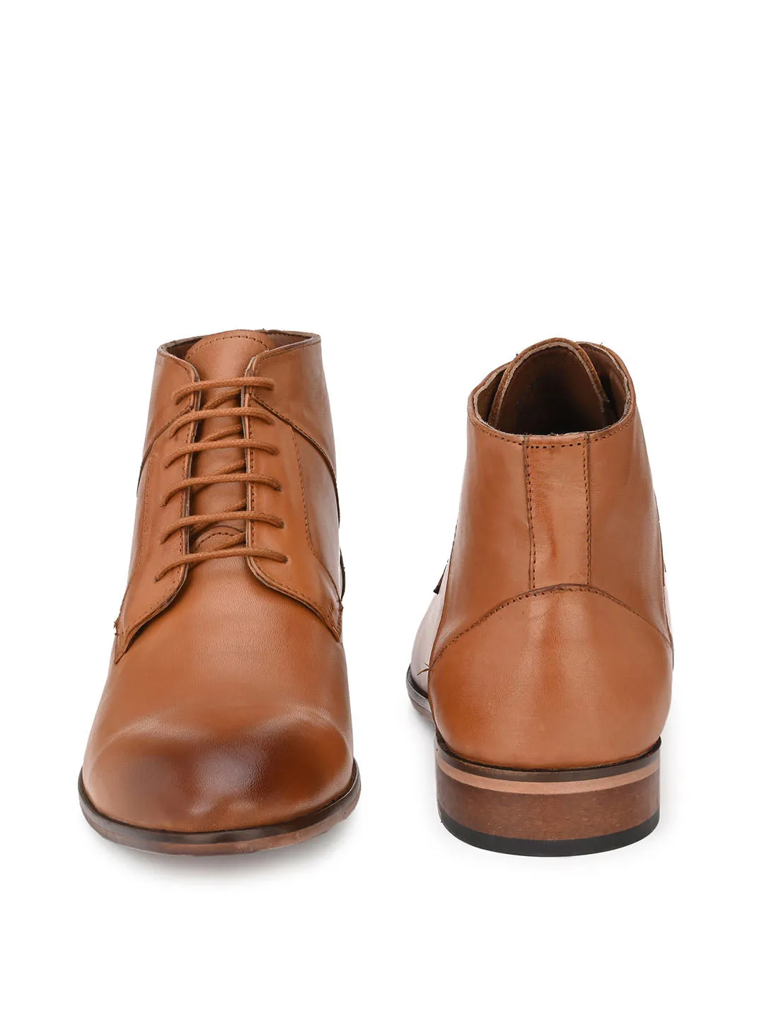 Blaze Tan Lace-Up Boots