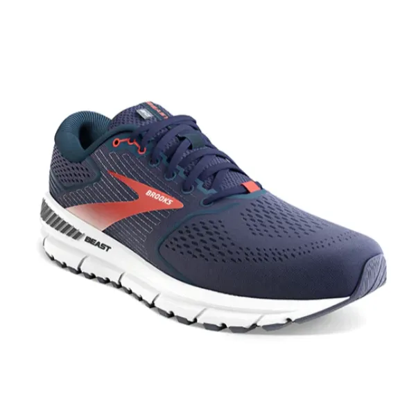 Brooks Men's Beast '20 Wide Midnight/Red