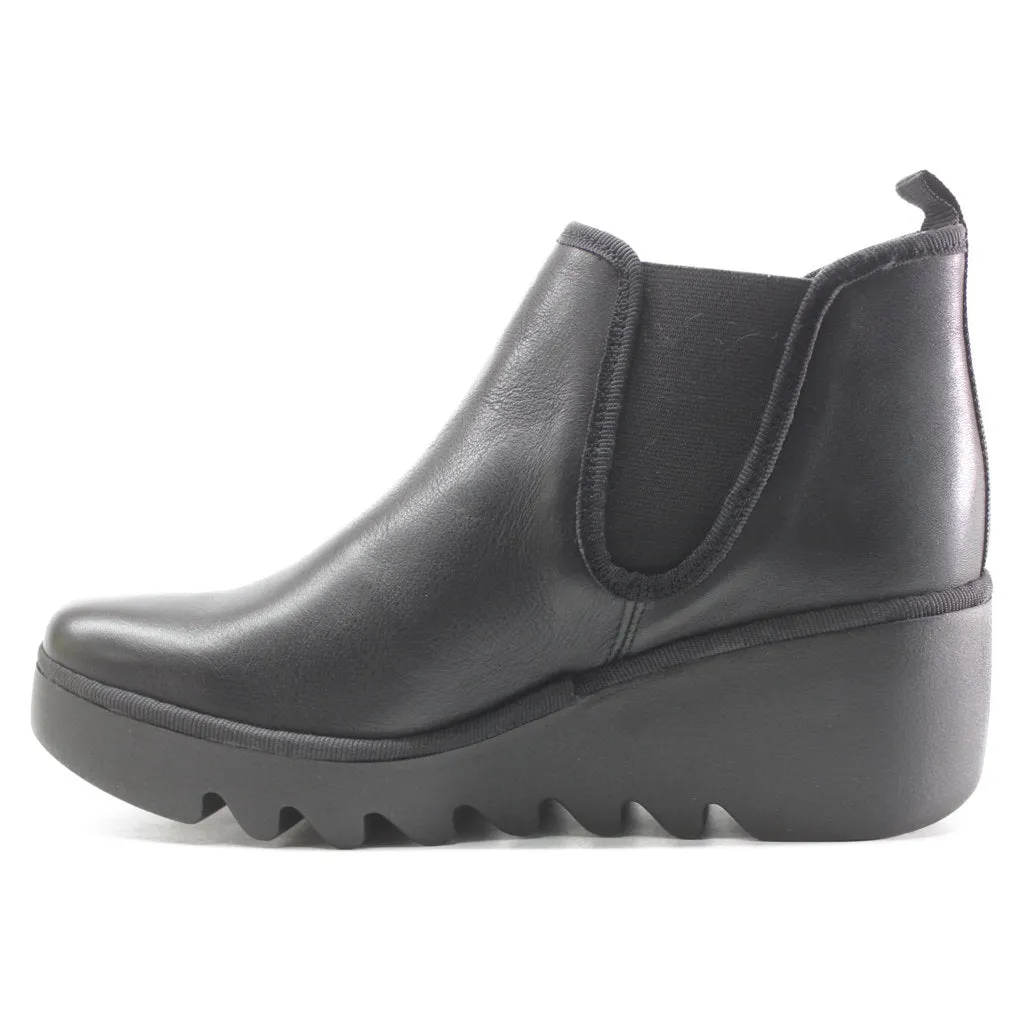 Byne349Fly Leather Women's Chelsea Ankle Boots