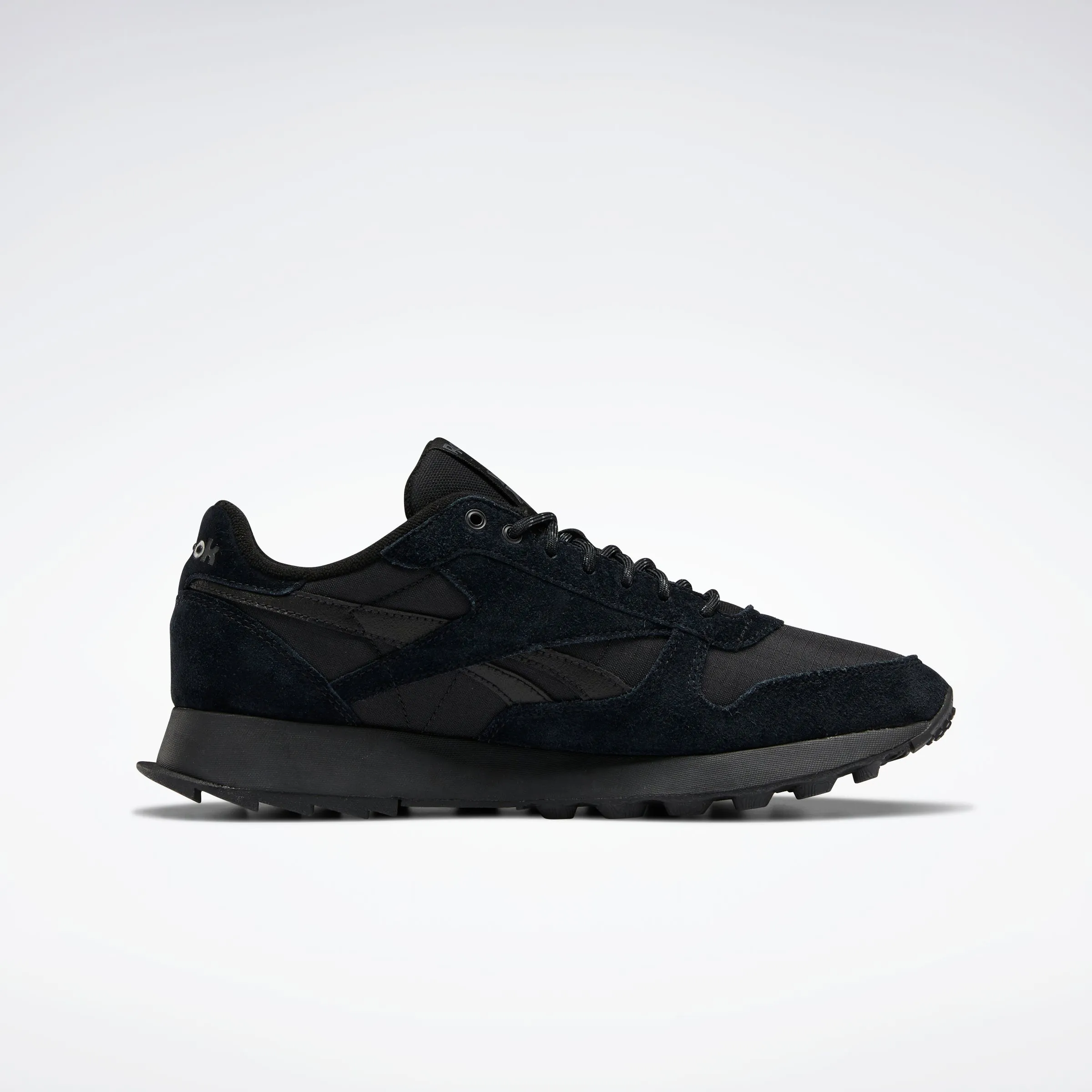 Classic Leather Shoes Black/Black/Pure Grey 7