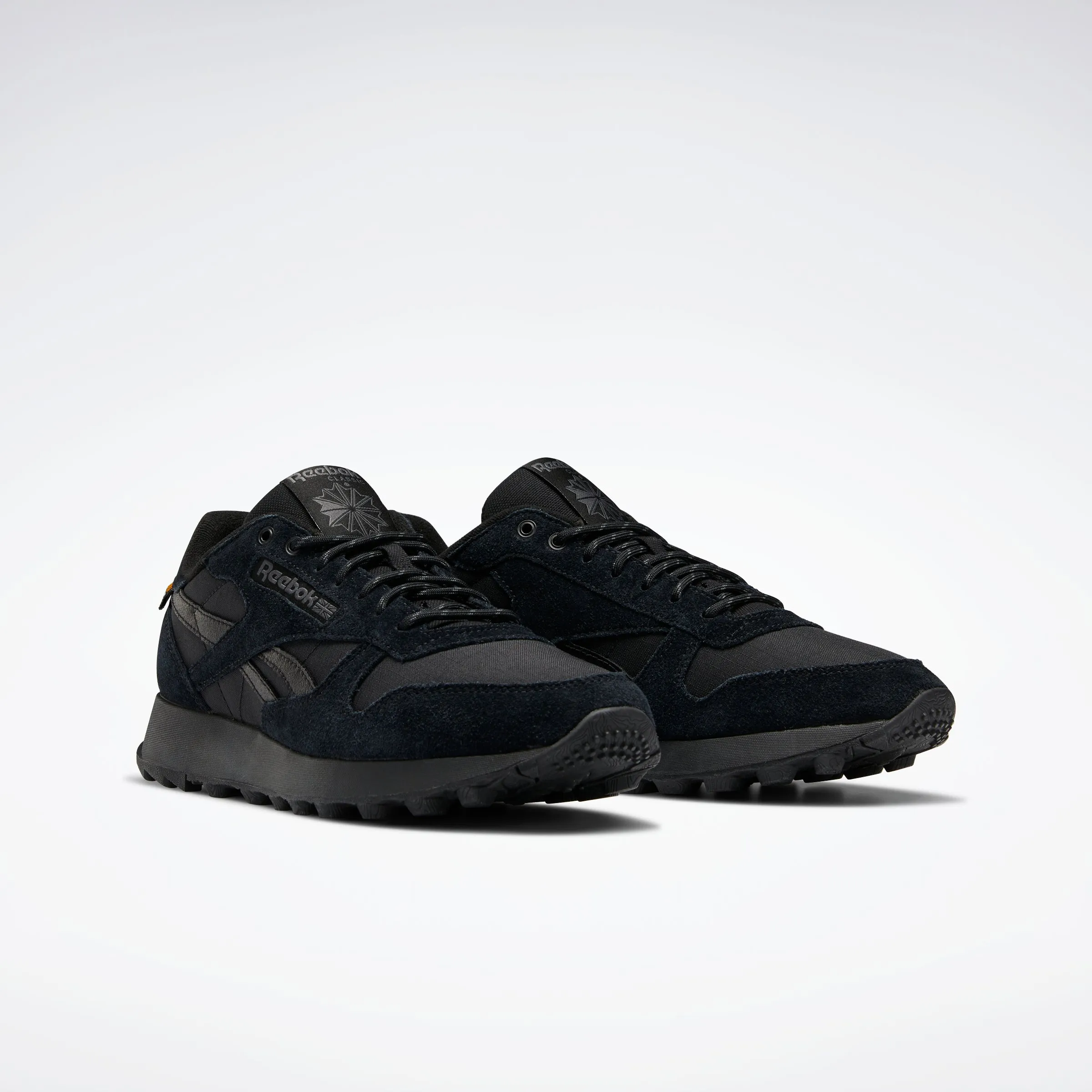 Classic Leather Shoes Black/Black/Pure Grey 7