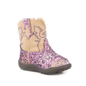 Cowbaby Southwest Glitter- Purple/Tan