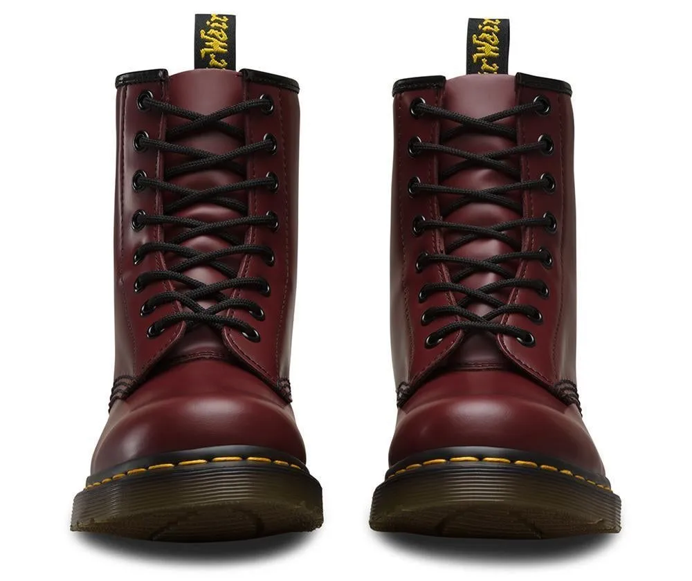 DR. MARTENS WOMENS 1460 CHERRY RED LEATHER