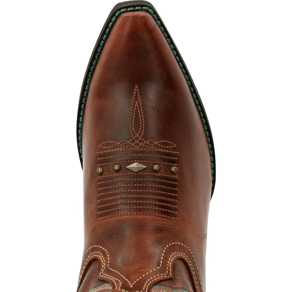 'Durango' Women's 12 Crush Western Snip Toe - Toasted Pecan