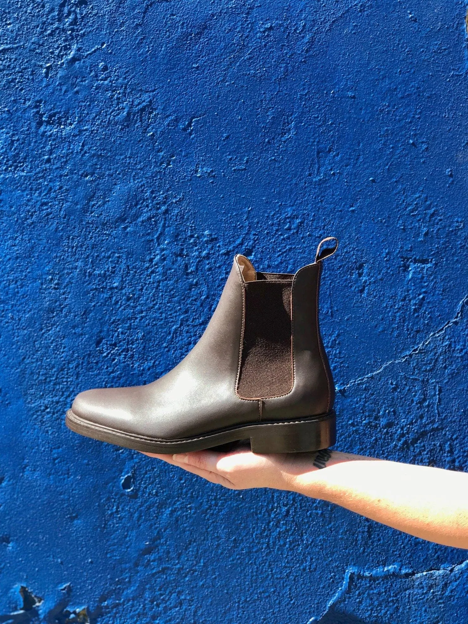 'Dylan' Unisex Chelsea Vegan Boots by Ahimsa - Espresso