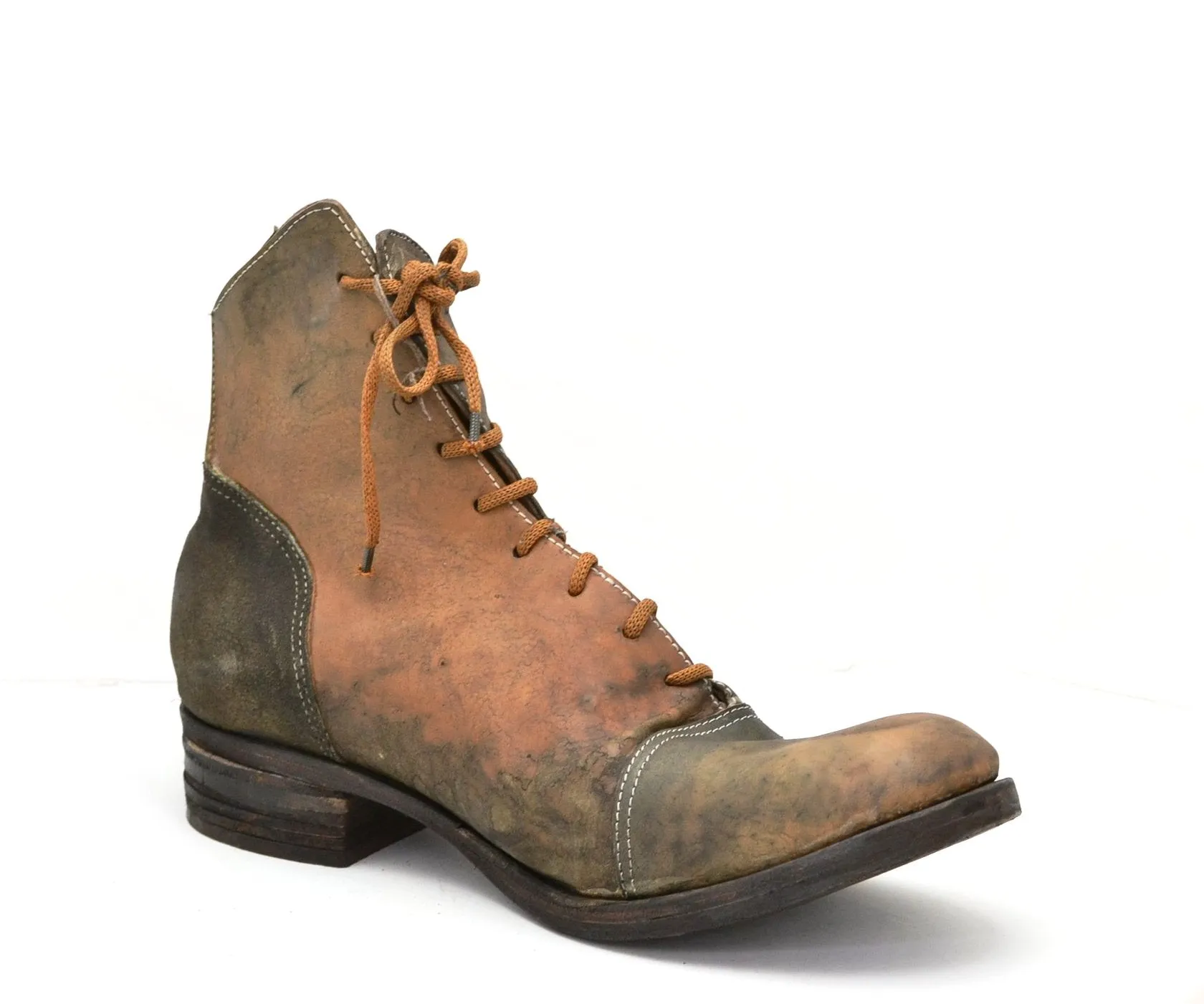 Fogey boot  |  Reverse cordovan stain