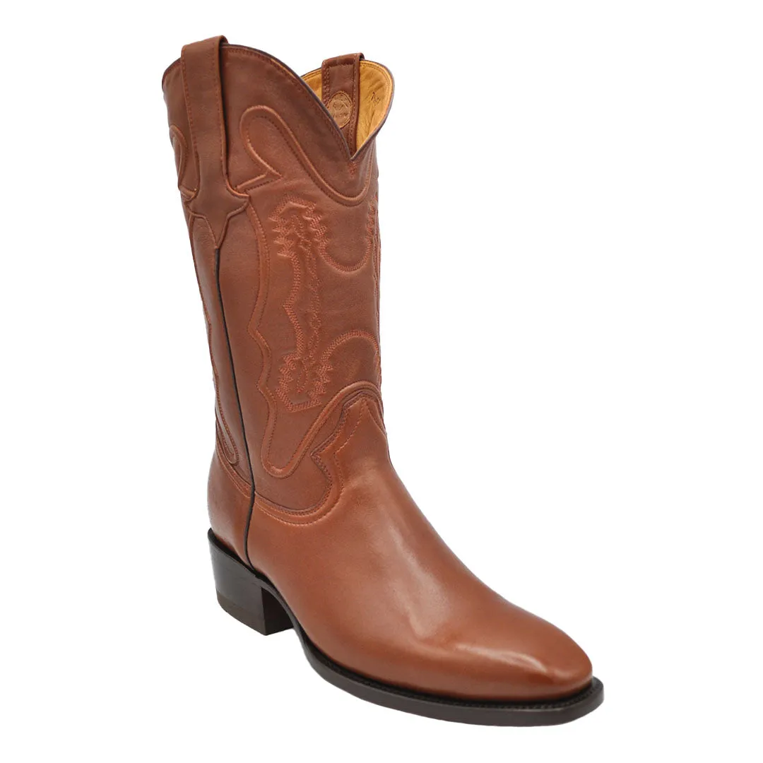 Gavel Men's Santino Goat French Toe Boots - Chestnut