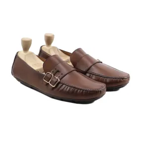 Gorisnica - Men's Brown Calf Leather Driver Shoe