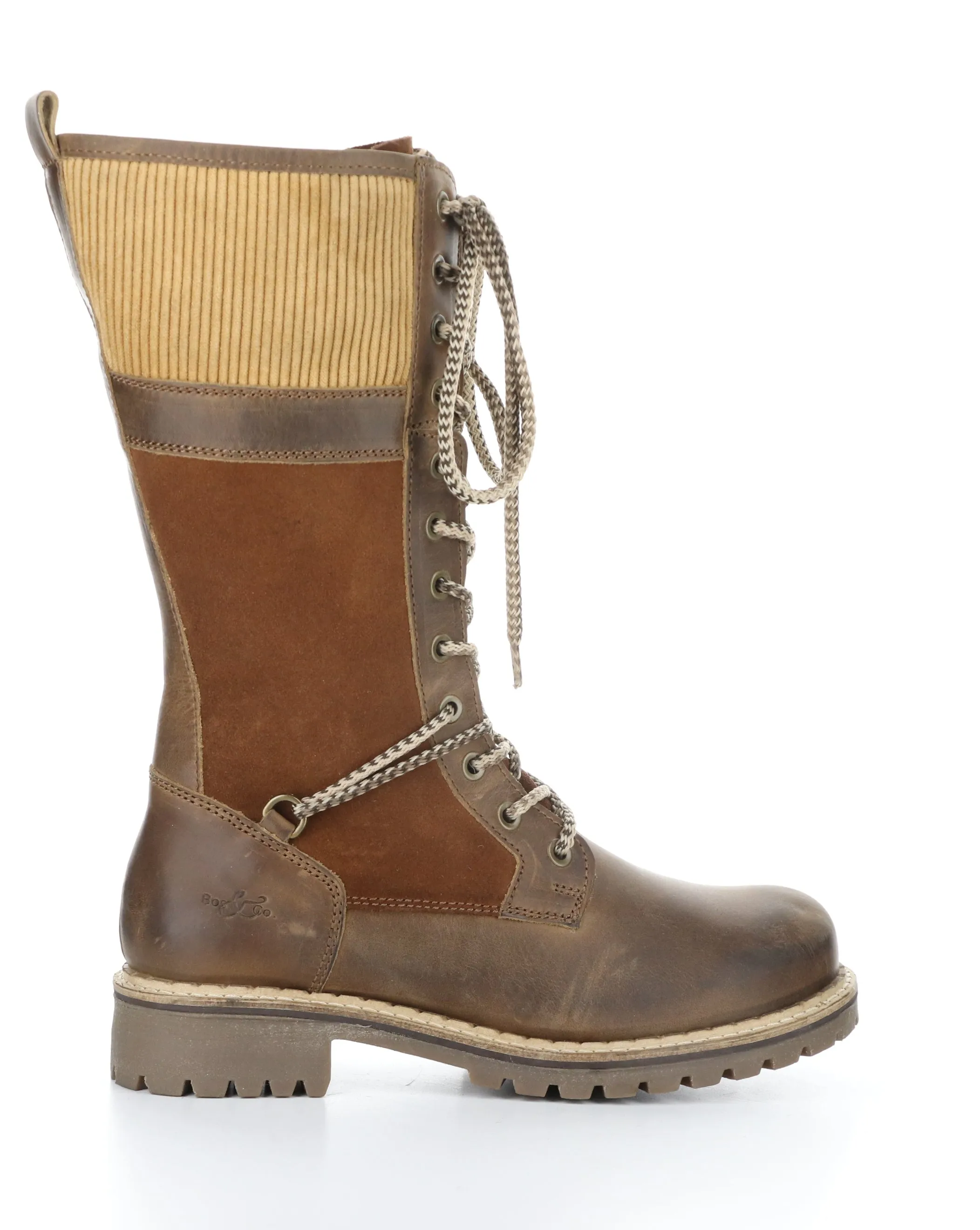 HALLOWED CAMEL/NUT Round Toe Boots