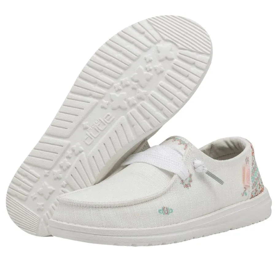 'Hey Dude' Women's Wendy Flora - Lily White