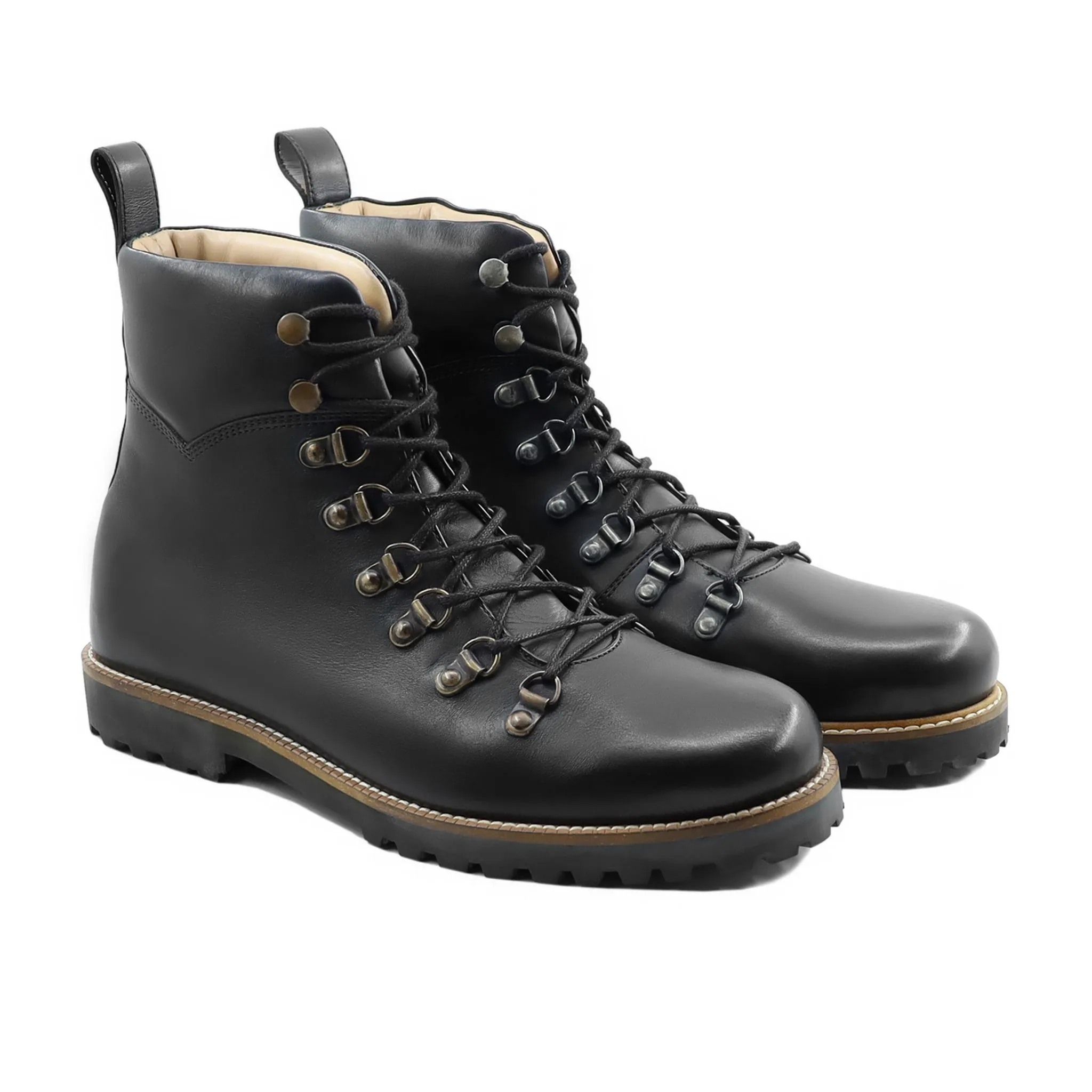 Kufsten - Men's Black Calf Leather Boot