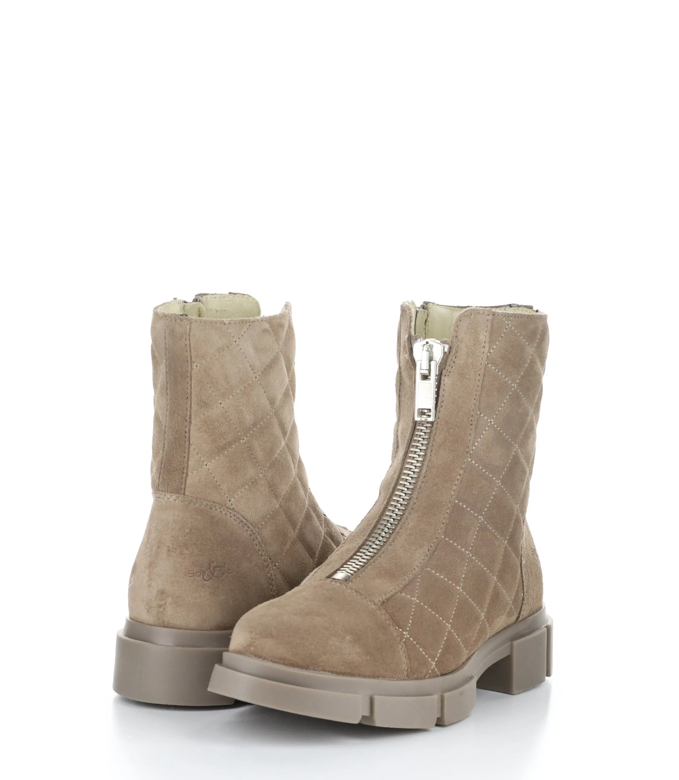 LANE SAND Round Toe Boots