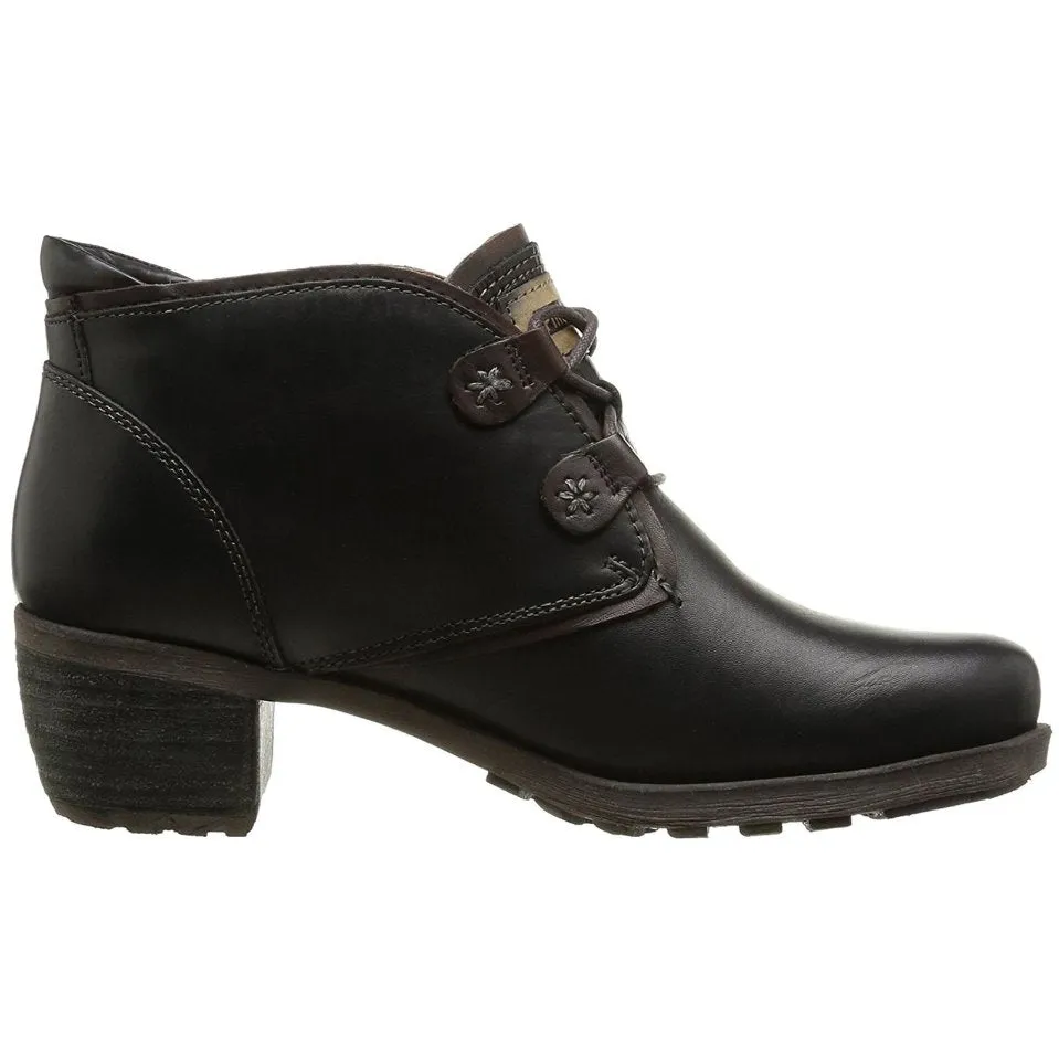 Le Mans Calfskin Leather Women's Ankle Boots