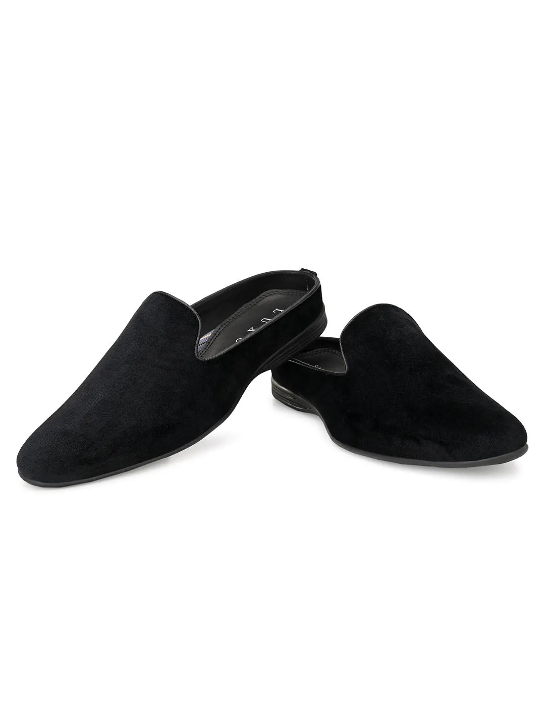 Luxe Darknight Black Mules