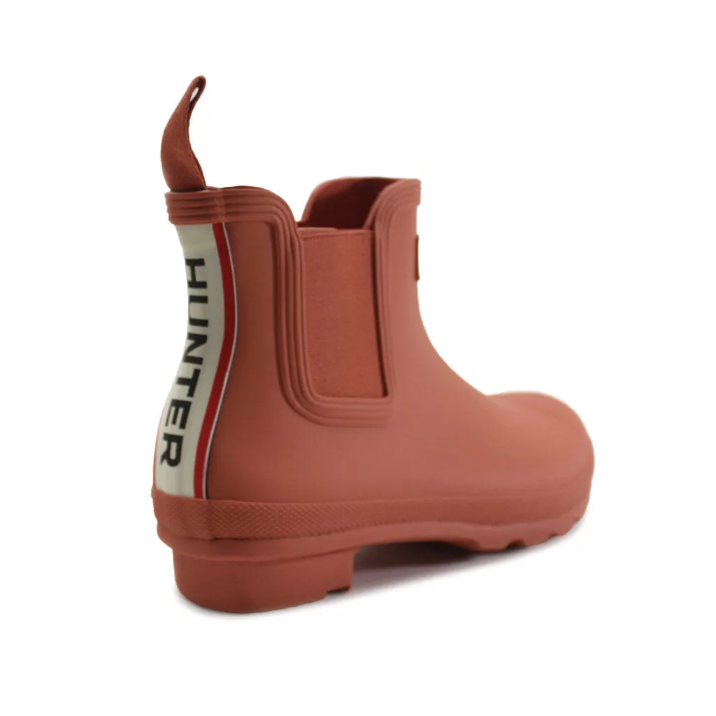 Original Chelsea Tri Colour Logo Backstrap Rubber Women's Ankle Boots