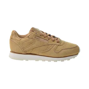 Reebok Classic Leather Nubuck Women's Shoes Soft Camel-Chalk