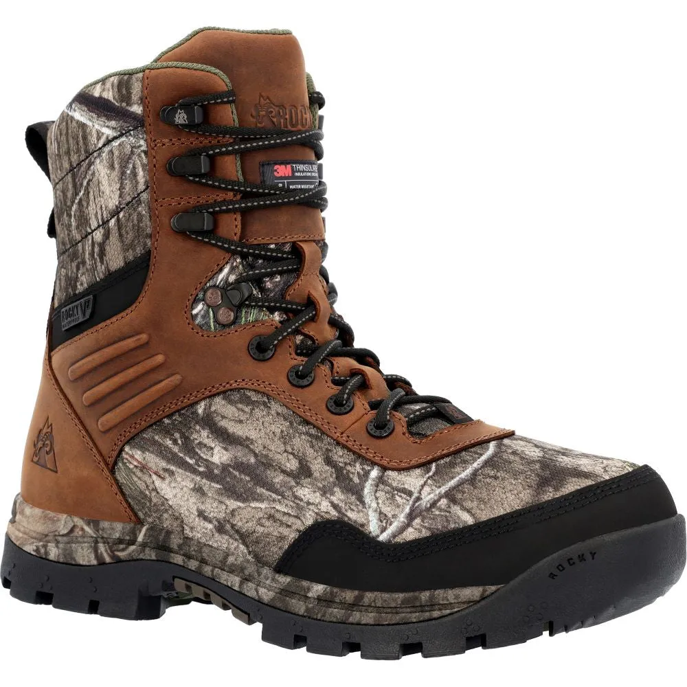 'Rocky' Men's 8" Lynx 800G WP Hunting - Brown / Camo