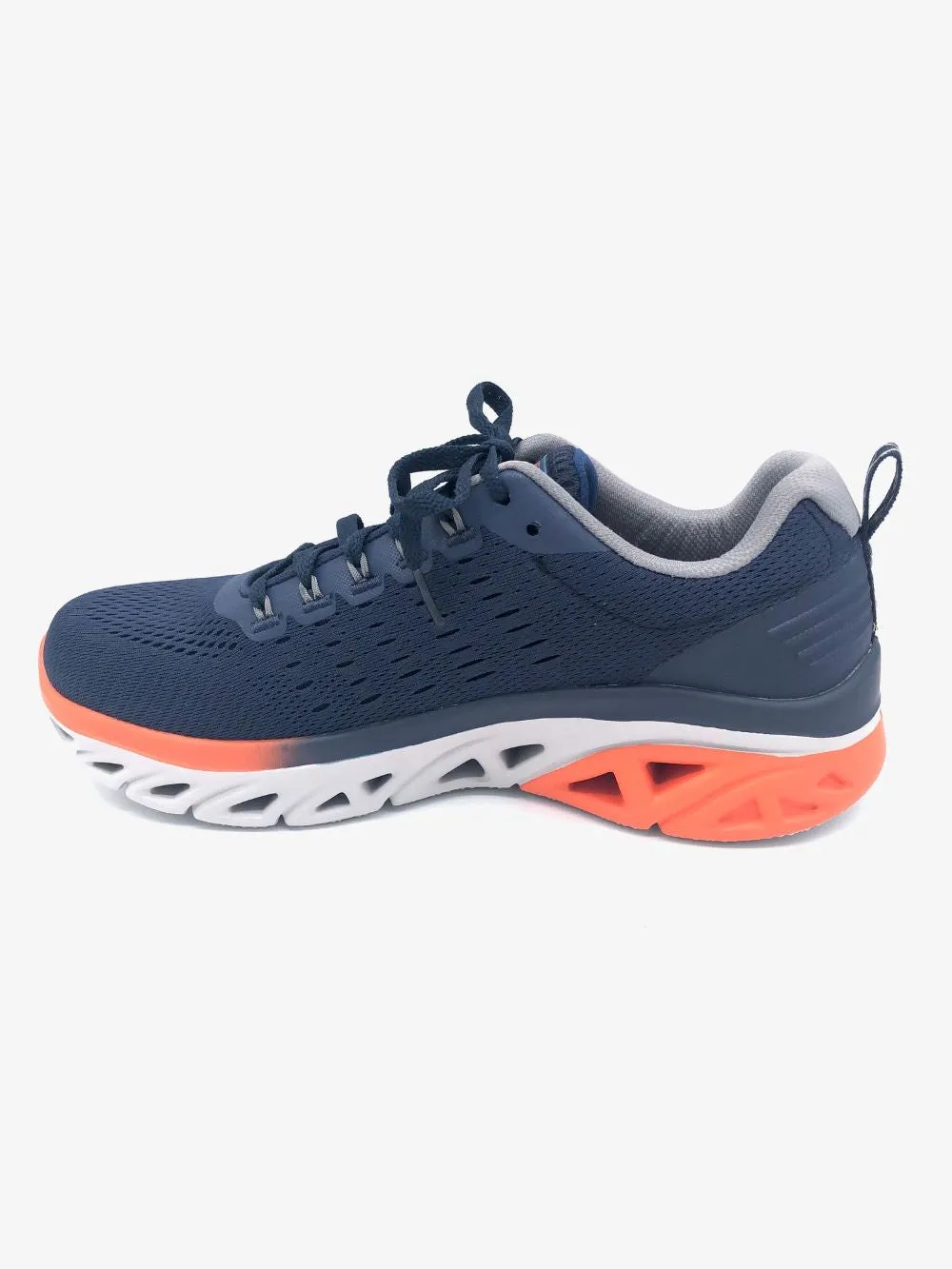 'Skechers' Men's Glide-Step Sport New Appeal - Navy / Orange