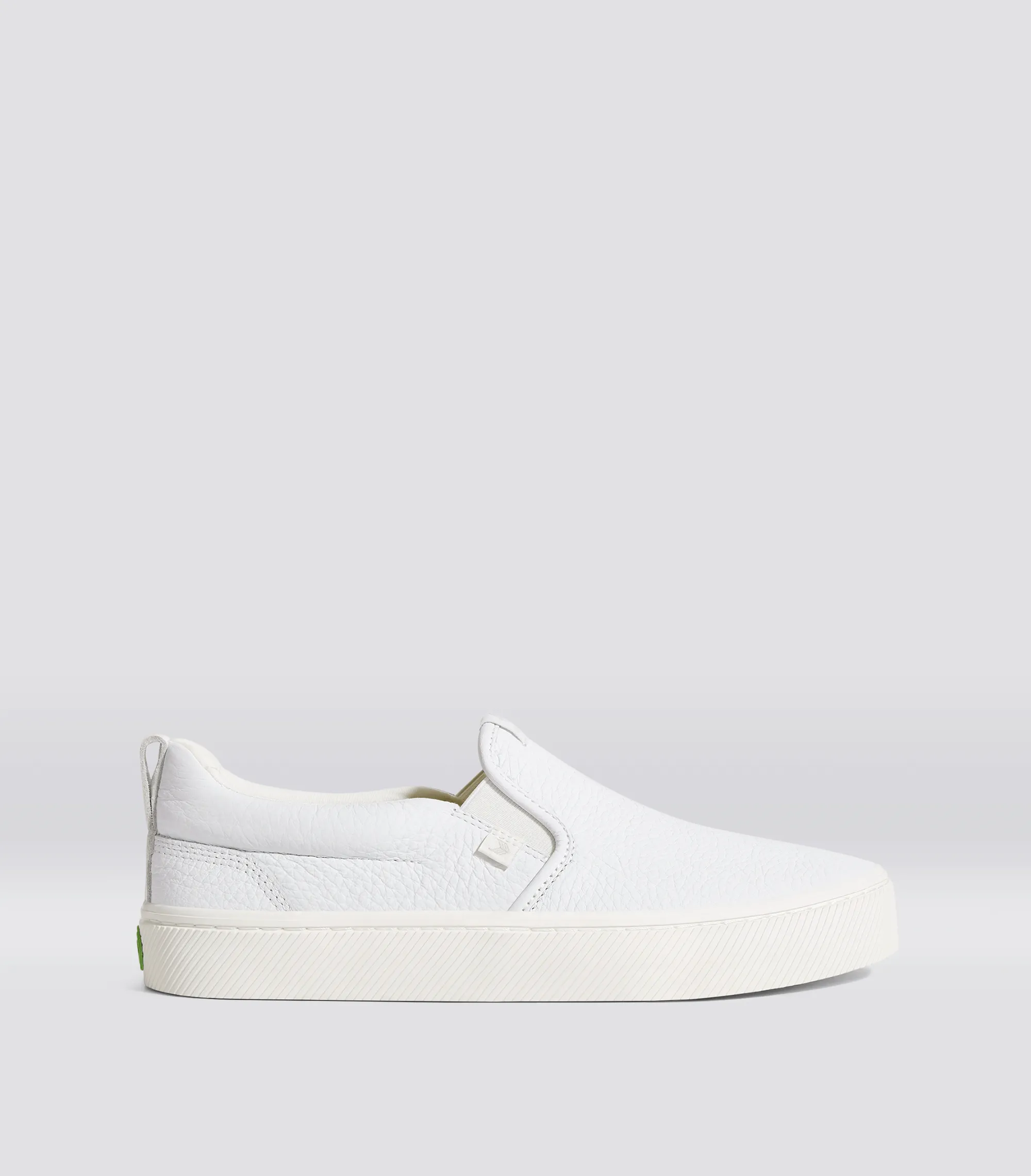 SLIP-ON White Premium Leather Sneaker Women