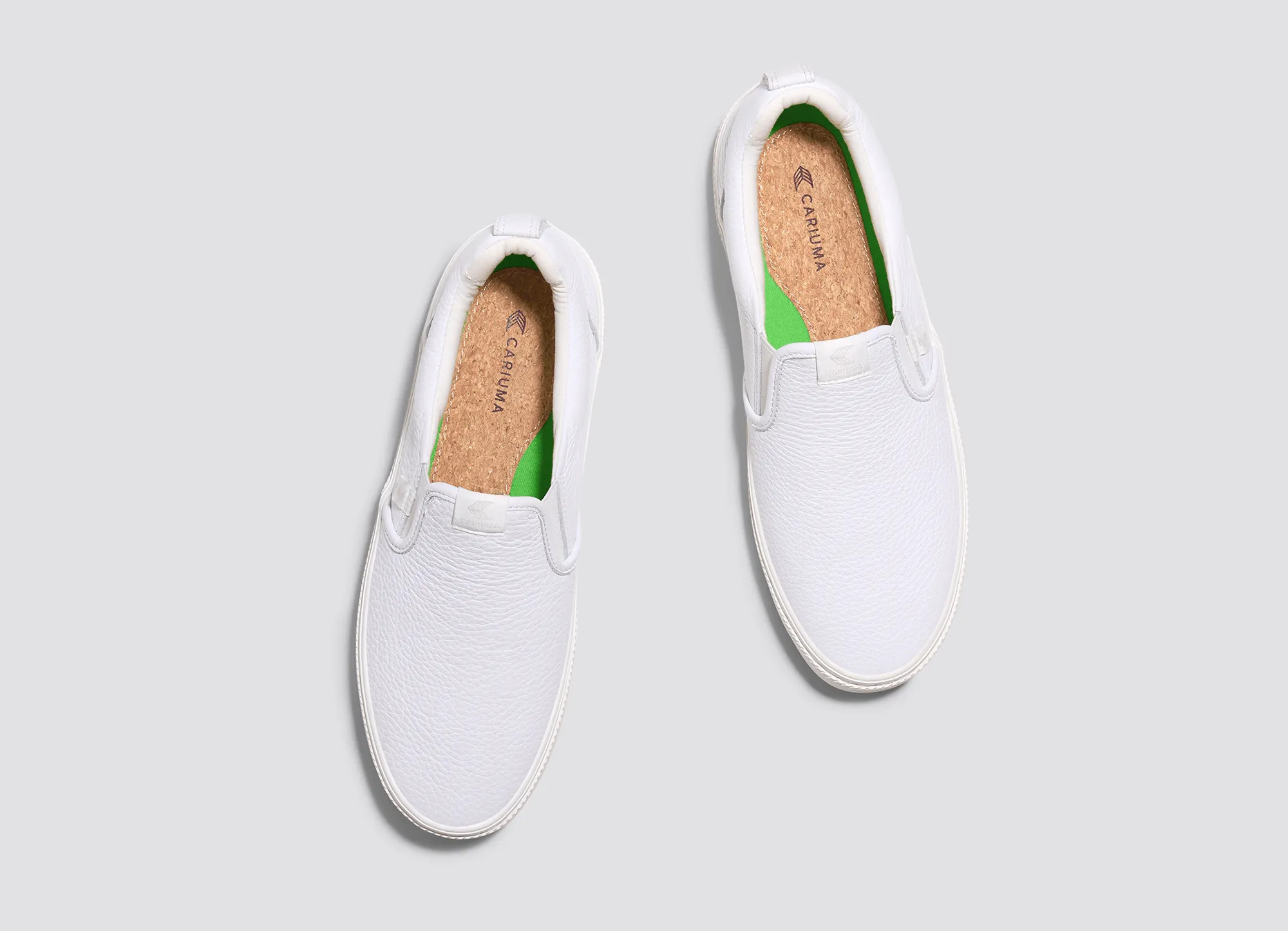 SLIP-ON White Premium Leather Sneaker Women