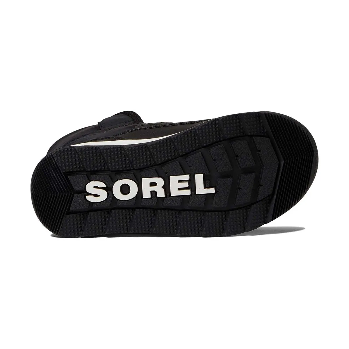 Sorel Girl's PS (Preschool) Whitney Black/Sea Salt Velcro Waterproof