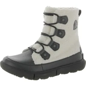 Sorel Womens Explorer II Joan Cozy Leather Faux Fur Winter & Snow Boots