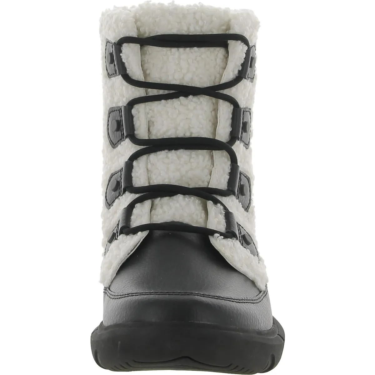 Sorel Womens Explorer II Joan Cozy Leather Faux Fur Winter & Snow Boots