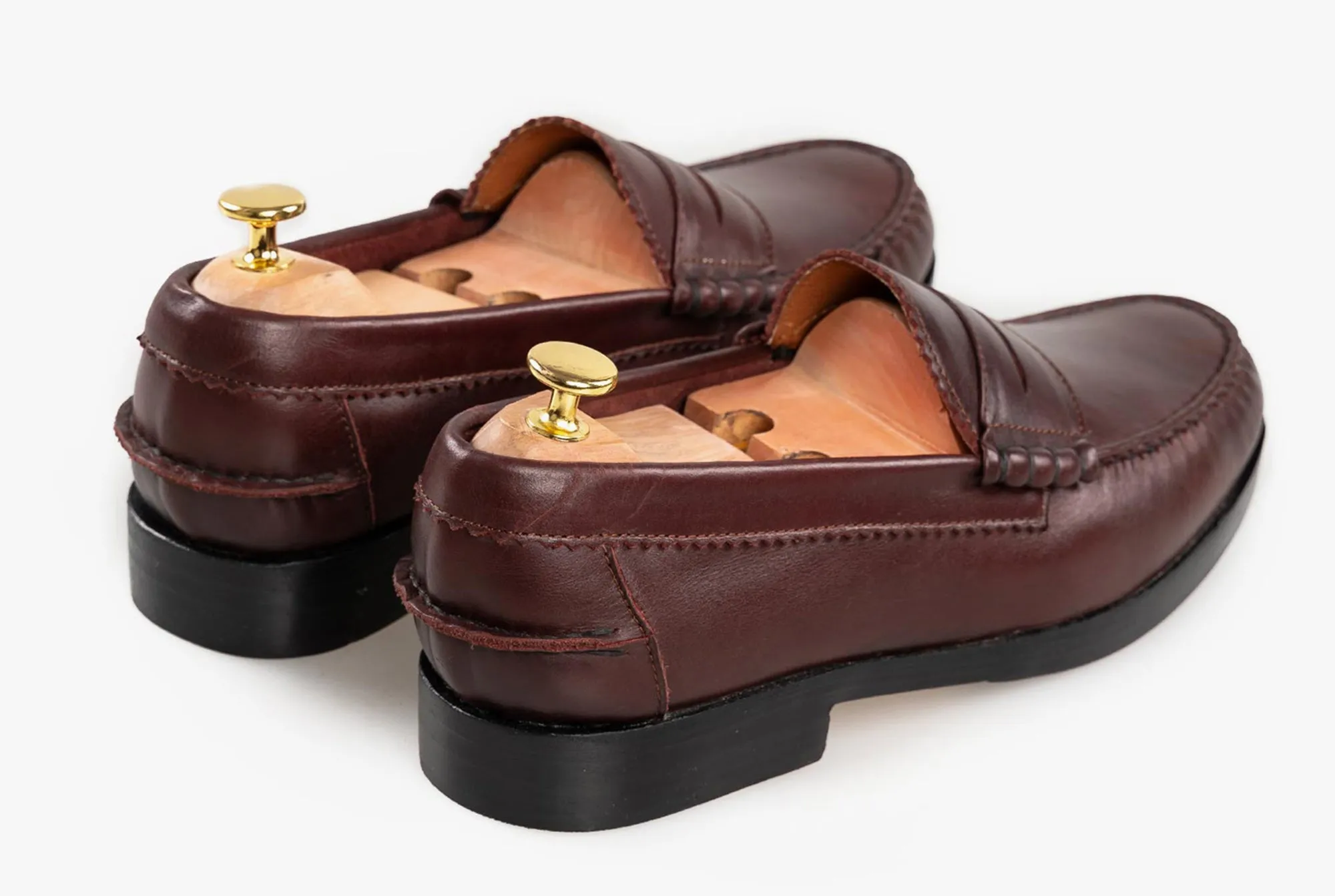 The Grand Penny Loafers - Oxblood Burgundy