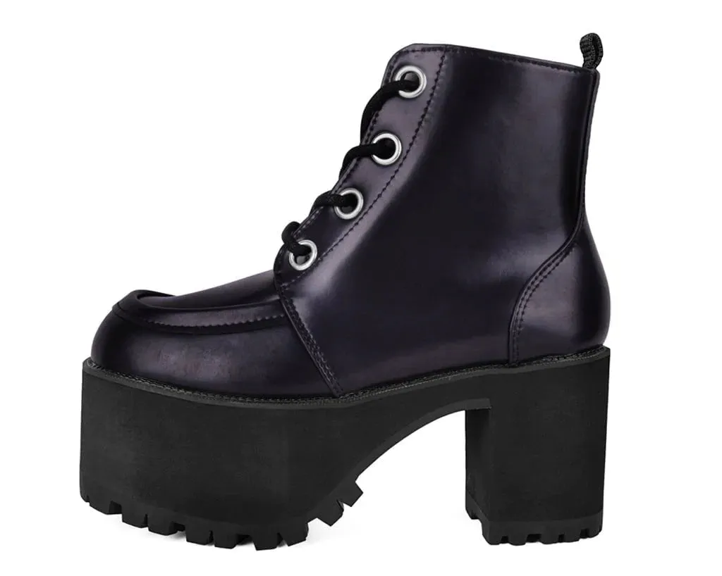 TUK-A3231L Purple Rub-Off Ankle Nosebleed Boot