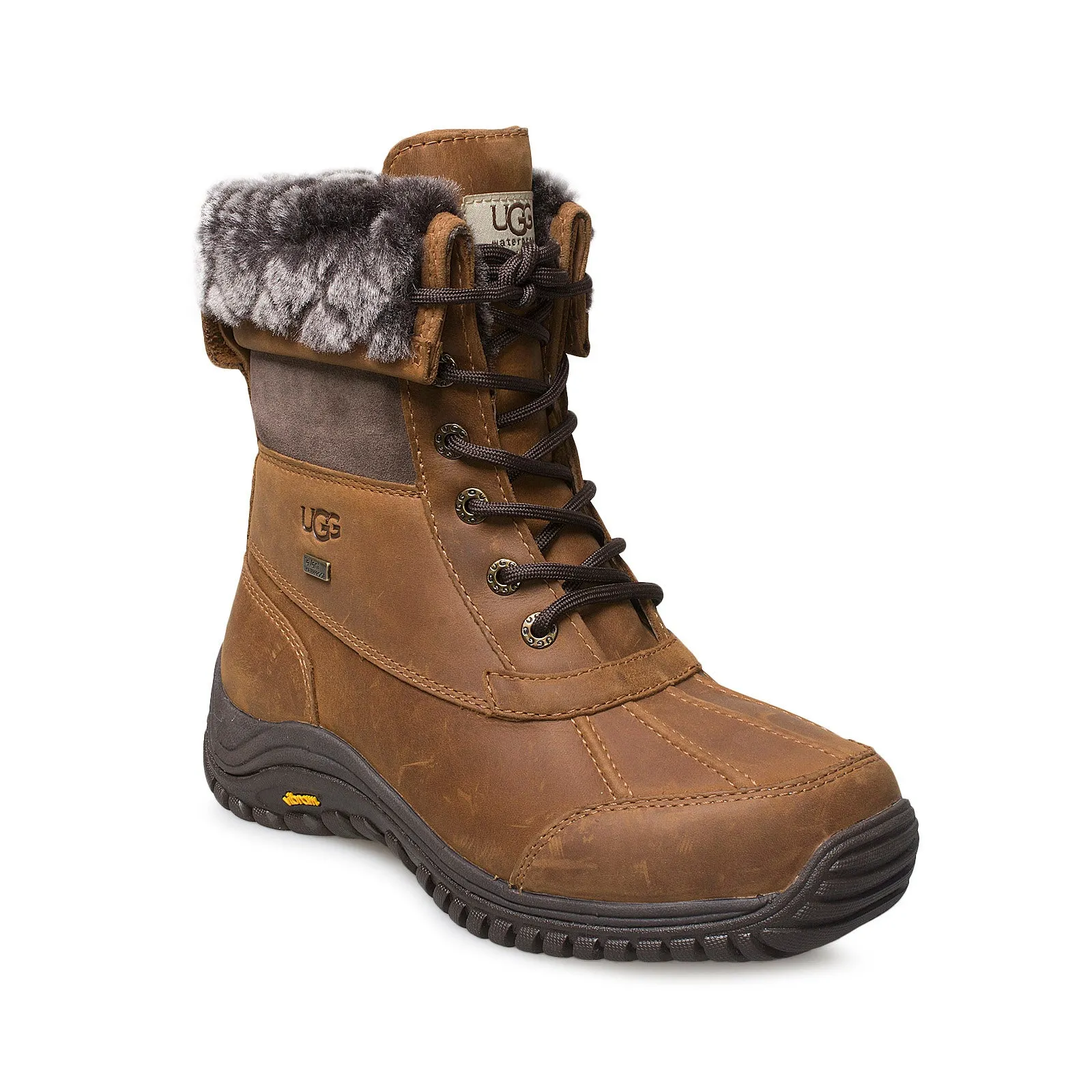 UGG Adirondack II Luxe Quilt Friar Brown Boots - Women's