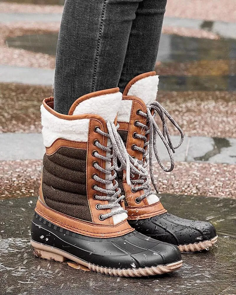 Women's Casual Daily Thickened Cotton Snow Boots