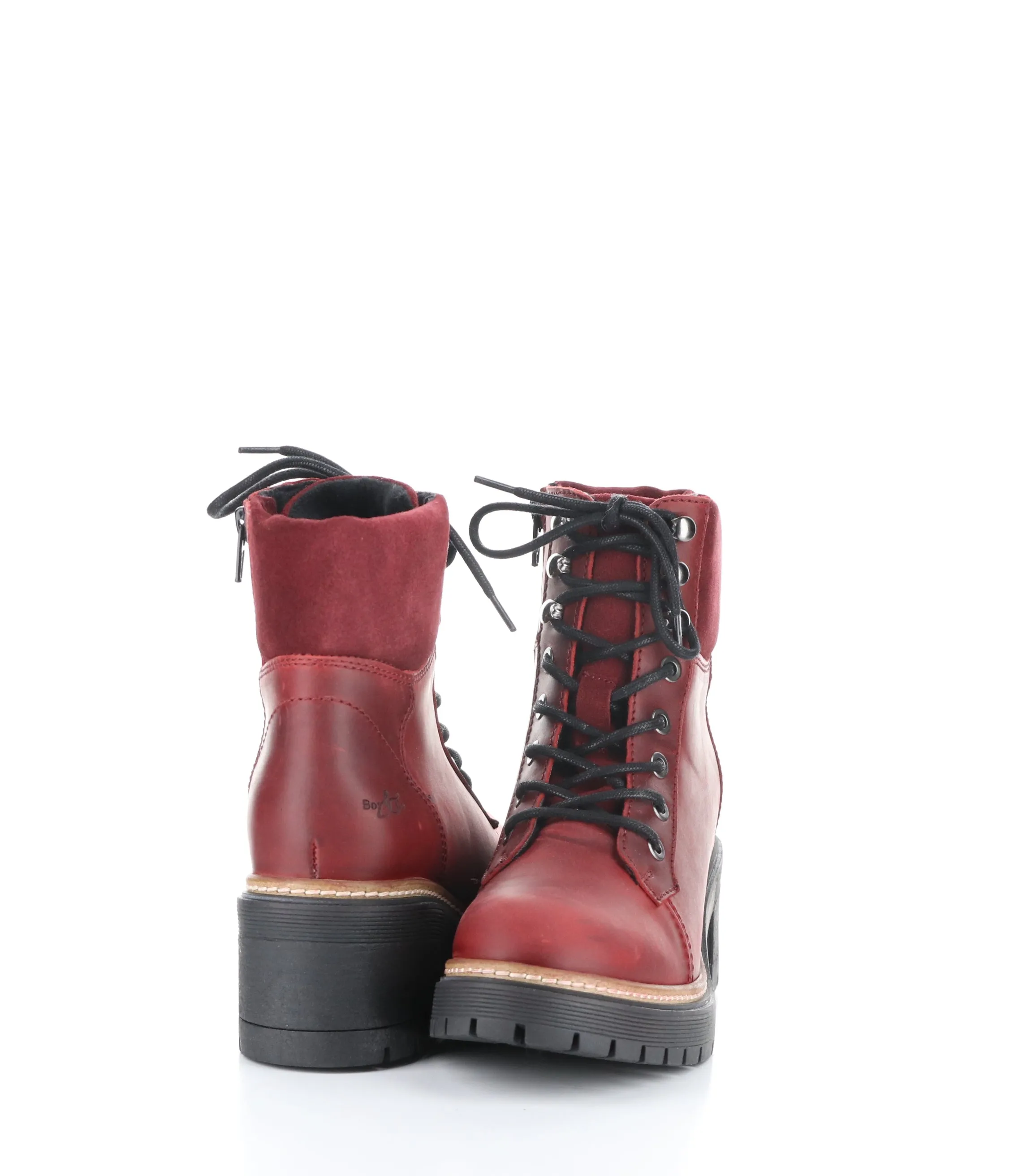 ZOA SCARLET/SANGRIA Round Toe Boots