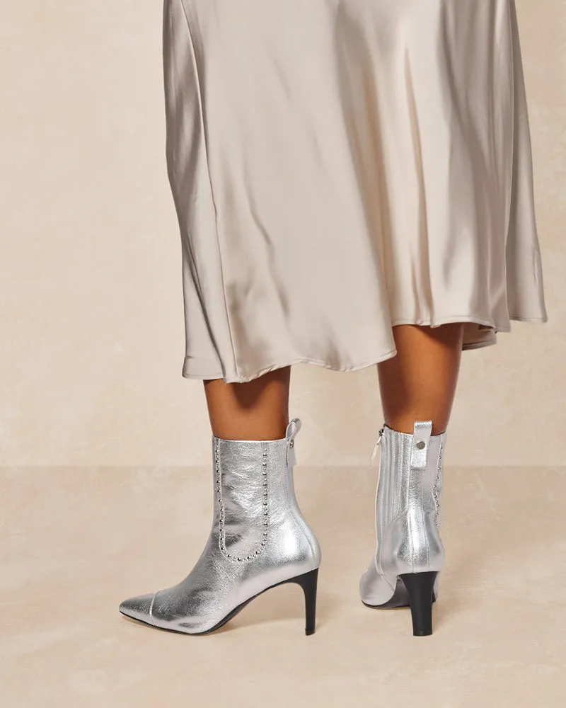 Zoe Silver Boot