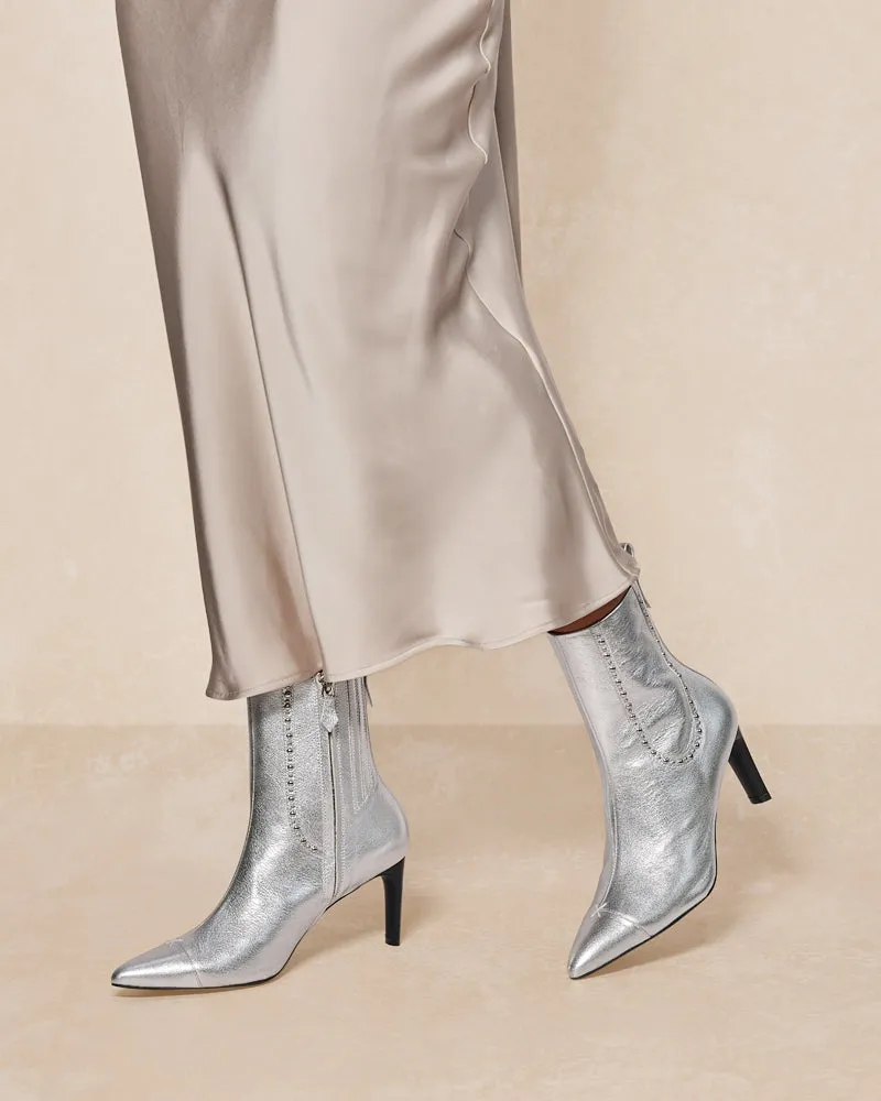 Zoe Silver Boot