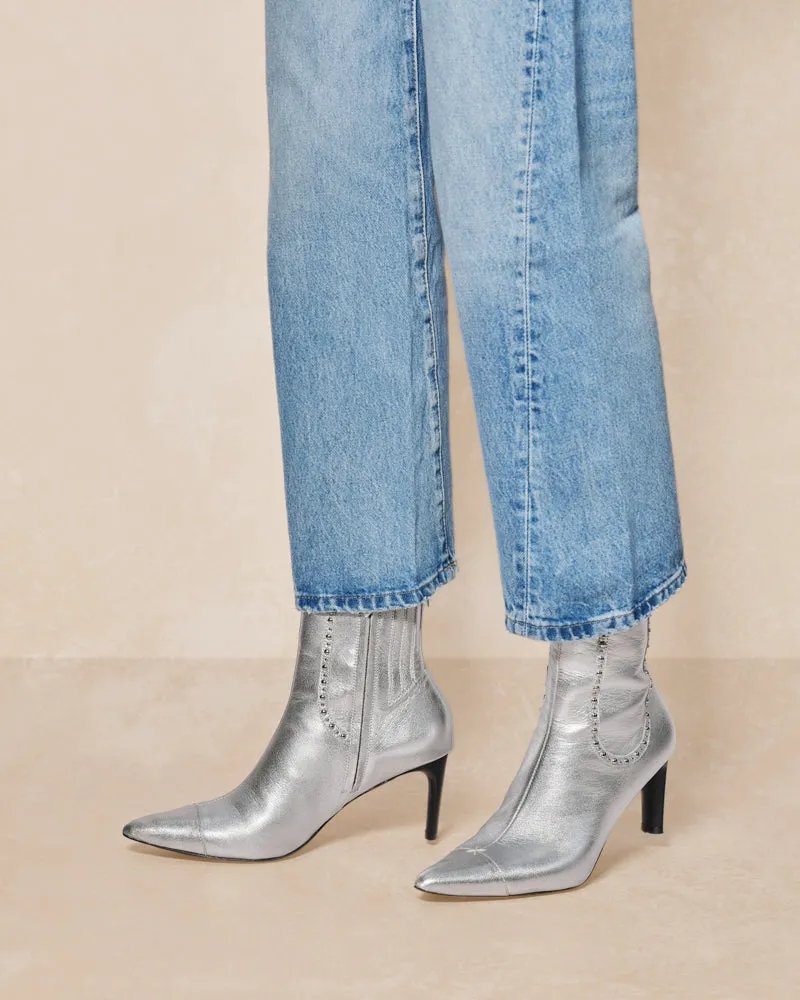 Zoe Silver Boot